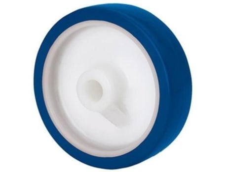 Rueda poasb80cp-8-40 nucleo poliamix blanco y banda poliur.azul bol. ALEX