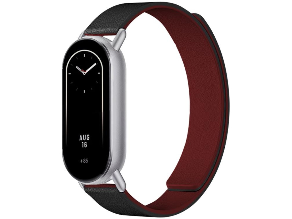 Pulsera para Xiaomi Smart Band 10/9/8 - Silicona suave magnética - Textura de lichi
