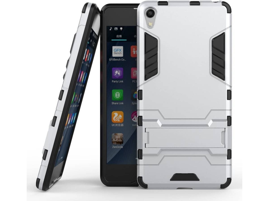 Carcasa Sony Xperia E5 HONGWE. Plateado