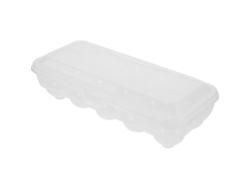 Organizador de huevos con múltiples compartimentos, contenedor de plástico reutilizable para refrigerador Chaberlu