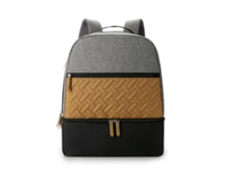 Mochila térmica para guardar leche materna y comida para bebés al aire libre, tanto para la madre como para el bebé, durante viajes y comidas al aire libre. Yunzii gris.