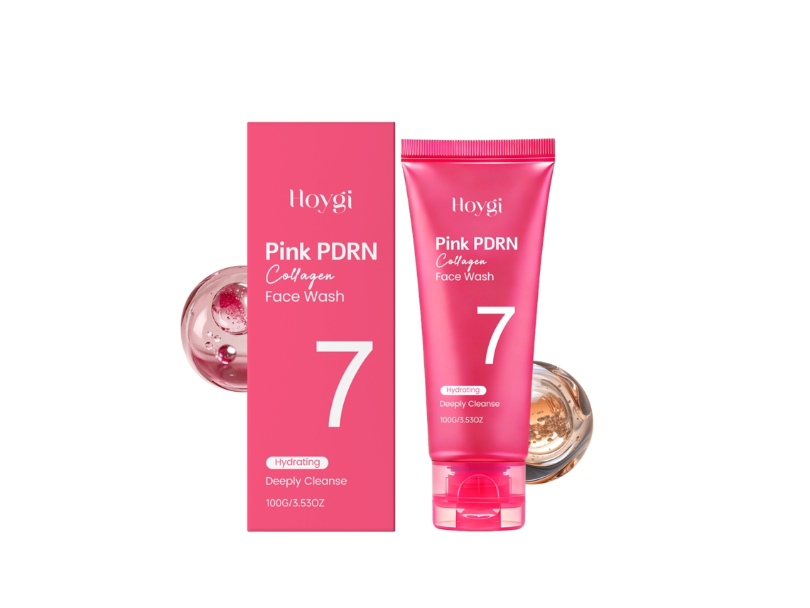 Gel limpiador facial hidratante con colágeno: elimina suavemente la suciedad y la grasa, nutre la piel sin resecarla.