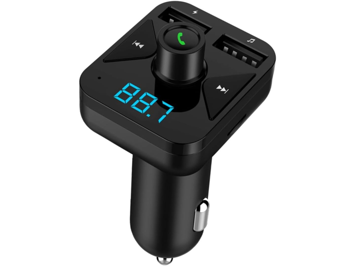 Cargador Inalámbrico Para Autorradio Con Puertos Usb Y Tarjeta De Memoria Principal.