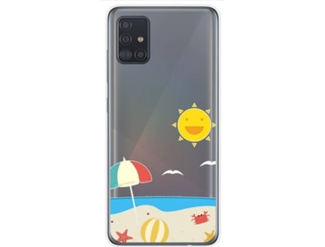 Carcasa Samsung Galaxy A51 5G TUMUNDOSMARTPHONE Dibujos Transparente Multicolor