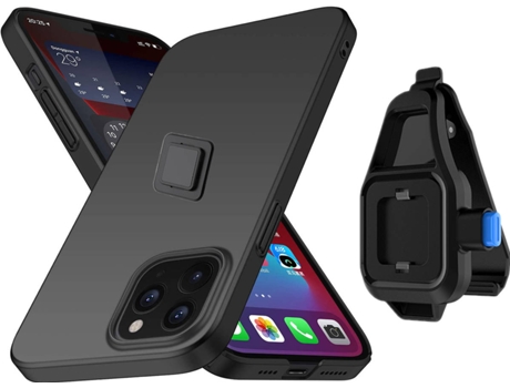 Funda Iphone 12 Pro Max Turtleshell con Soporte de Cintura Negro