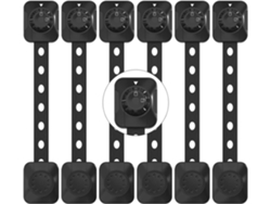 KOFIHETY Proteja su hogar. Ajustable de 7,5 cm a 18 cm. Cerraduras multiusos para armarios, electrodomésticos y más. Su exclusivo método de desbloqueo garantiz
