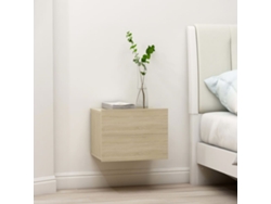 Mesitas de Noche LOVELY HOME Mesinha 2 Pcs 40X30X30 Cm Contraplacado Carv. Sonoma