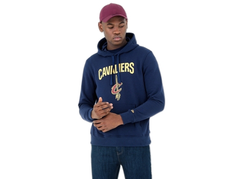 Sudadera con Capucha de Hombre NEW ERA Cleveland Cavaliers Nba Azul (XL)