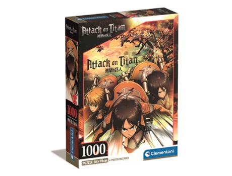 Puzzle Ataque A Los Titanes 1000 Piezas CLEMENTONI