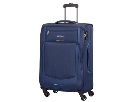 Mala de Viagem Média Summer Session 67Cm 4 Rodas Azul 66L