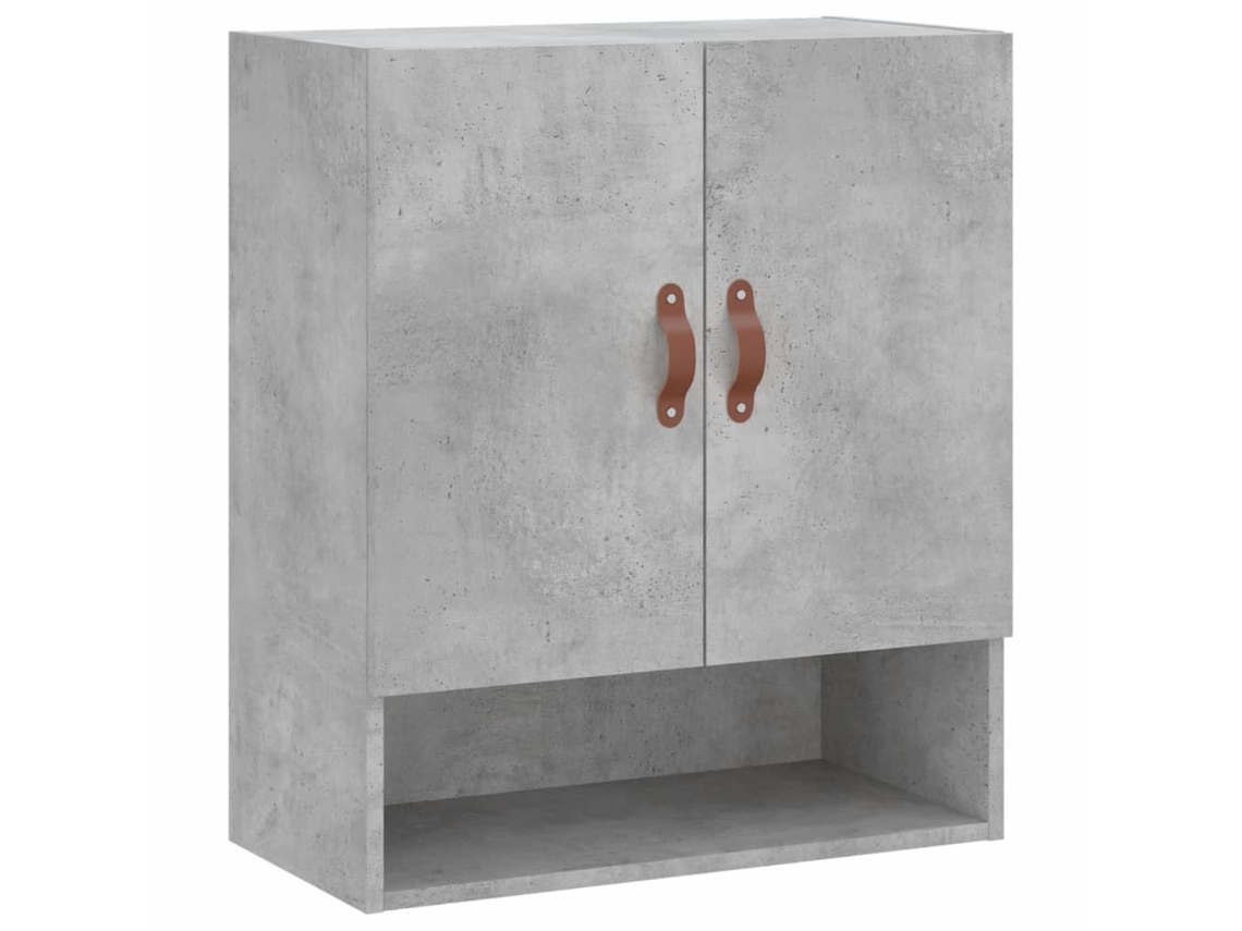 Maison Exclusive - Armario De Pared Madera De Ingeniería Gris Hormigón 60x31x70 Cm