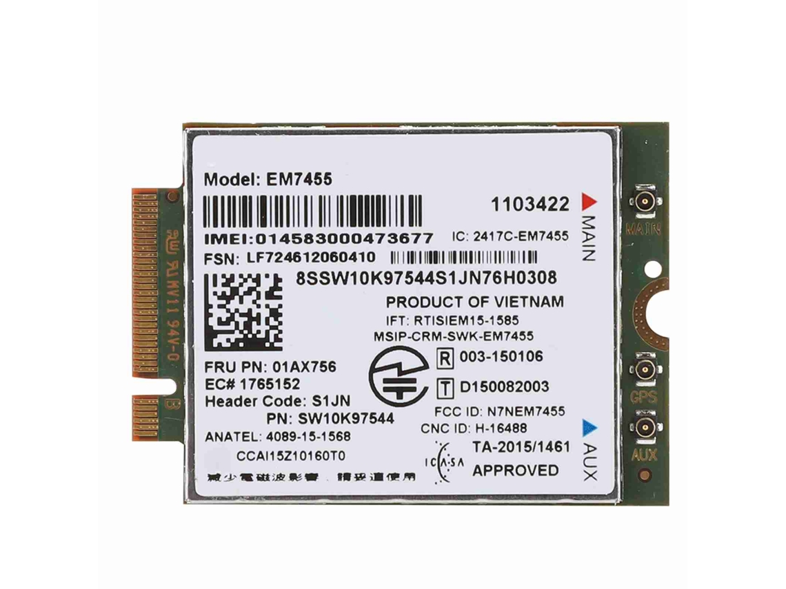 Tarjeta De Red De Módulo 4g Lte Para Portátil Thinkpad T460 T460p T460s