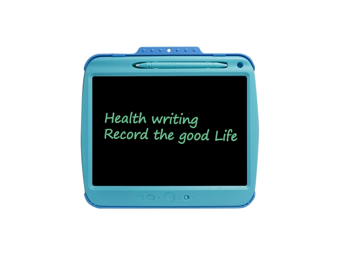 Tableta De Escritura A Mano Lcd Recargable De 9 Pulgadas Con Línea Monocromática (azul), Tablero De Escritura Electrónico Transparente