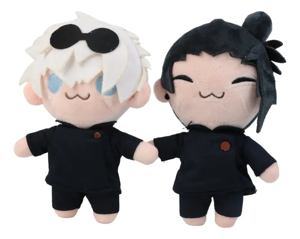 2 piezas de peluche Gojo Saturo Geto Suguru Jujutsu 2025vayotoy