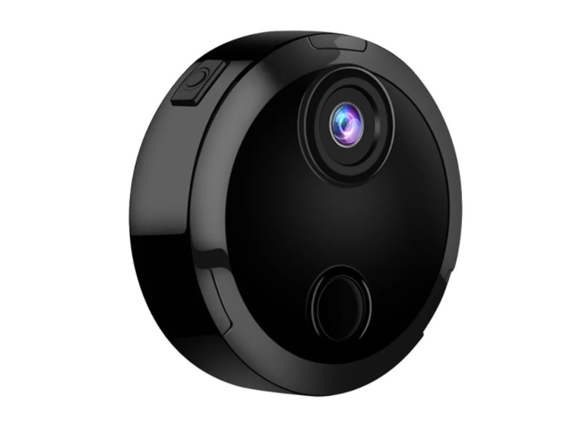 Mini cámara de seguridad 2K HD Wifi compatible con control remoto, visión nocturna y control inalámbrico de dispositivos pequeños, color negro Yizhood