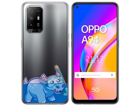 Carcasa Oppo A94 5G TUMUNDOSMARTPHONE Dibujos Transparente