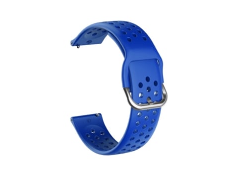 Correa de Silicona 22mm orificios redondos transpirables con pasador de liberación rápida para Samsung Galaxy Watch3 45mm SM-R840/Garmin Vivoactive...