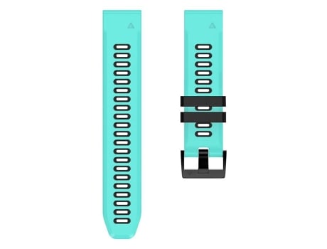 Correa De Reloj Inteligente Para Garmin Fenix 3 26 Mm Correa De Reloj Deportiva De Silicona Bicolor Verde Menta-Azul VENISYMLIS