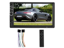 Reproductor Mp5 Para Coche De 7 Pulgadas, 2din Con Pantalla Táctil (pilas No Incluidas) Y Mando A Distancia.