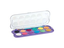 Juego de tabletas de acuarela con pincel Candy, 12 colores Giotto
