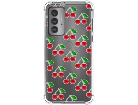 Carcasa Motorola Edge 20 TUMUNDOSMARTPHONE Cerezas Multicolor
