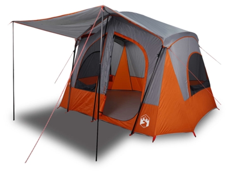 Tienda de campaña para 5 personas VIDAXL impermeable gris