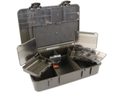 Caja De Almacenamiento Para Aparejos De Pesca Con Múltiples Compartimentos, Anzuelos Y Una Caja