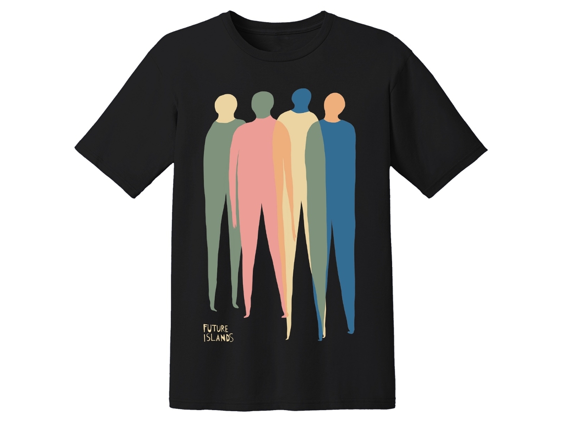 Camiseta Future Islands Daniel Negra T ROCKINSTONE Talla:s