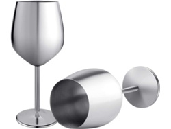 Copas de vino de acero inoxidable de alta calidad SUNNY SPACES con aislamiento de doble pared, irrompibles y libres de BPA