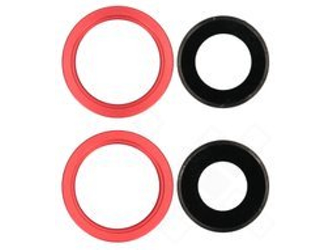 Lente para Telefono Moldura para Apple Rojo