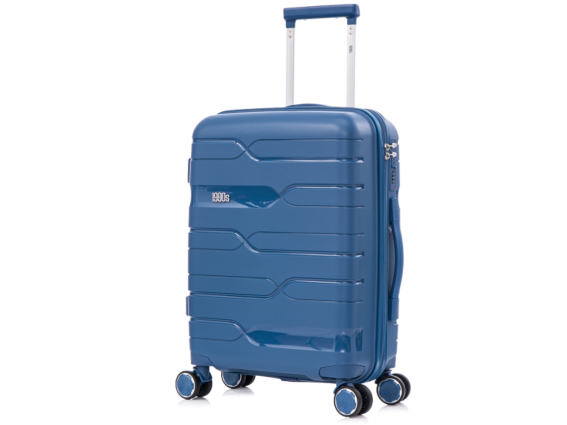 Maleta de Cabina 1990S Polipropileno Azul Marino (55x38x22cm - 44L)