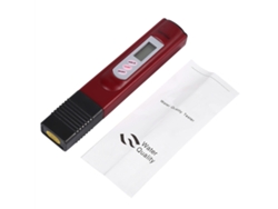 Medidor Digital Lcd De Tds Para Análisis De Calidad Del Agua Con Función De Temperatura 0-9999 Ppm Rojo