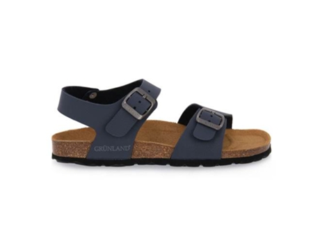 Sandalias de Niños GRÜNLAND Tortora Blu Piel Azul (32)