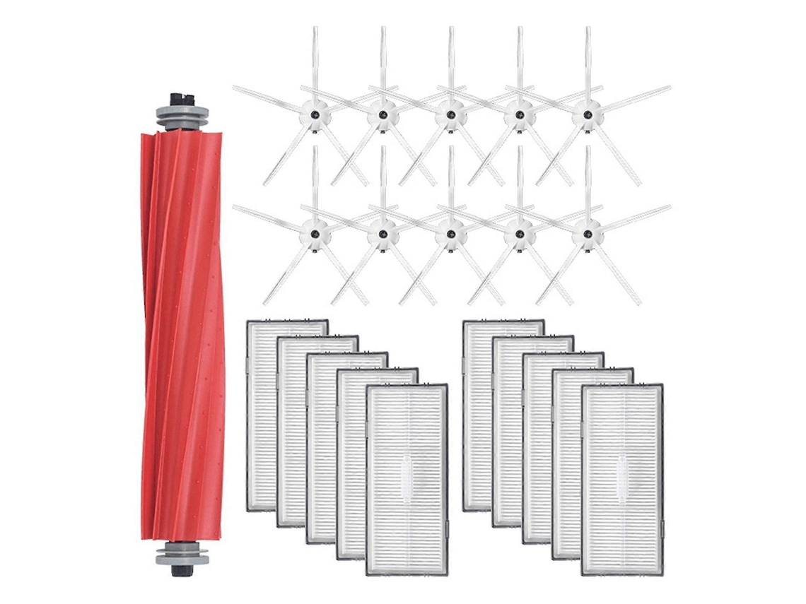 Para Roborock S7 T7s Filtro de goma extraíble Cepillo principal Paño de limpieza