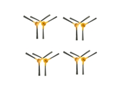 Conjunto de 8 escovas laterais para aspirador robô Haier T550w T560h - Acessórios de limpeza doméstica duráveis e de reposição