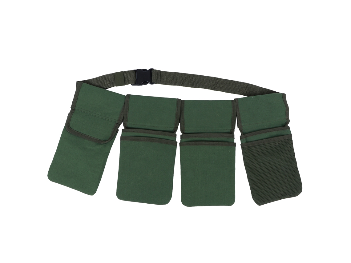 Riñonera De Jardín Con 4 Bolsillos Para Guardar Herramientas Y Accesorios De Jardinería.