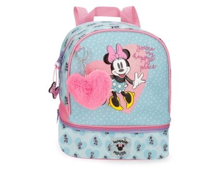 Mochila Escolar DISNEY (23 x 28 x 13 - Poliéster - Azul)