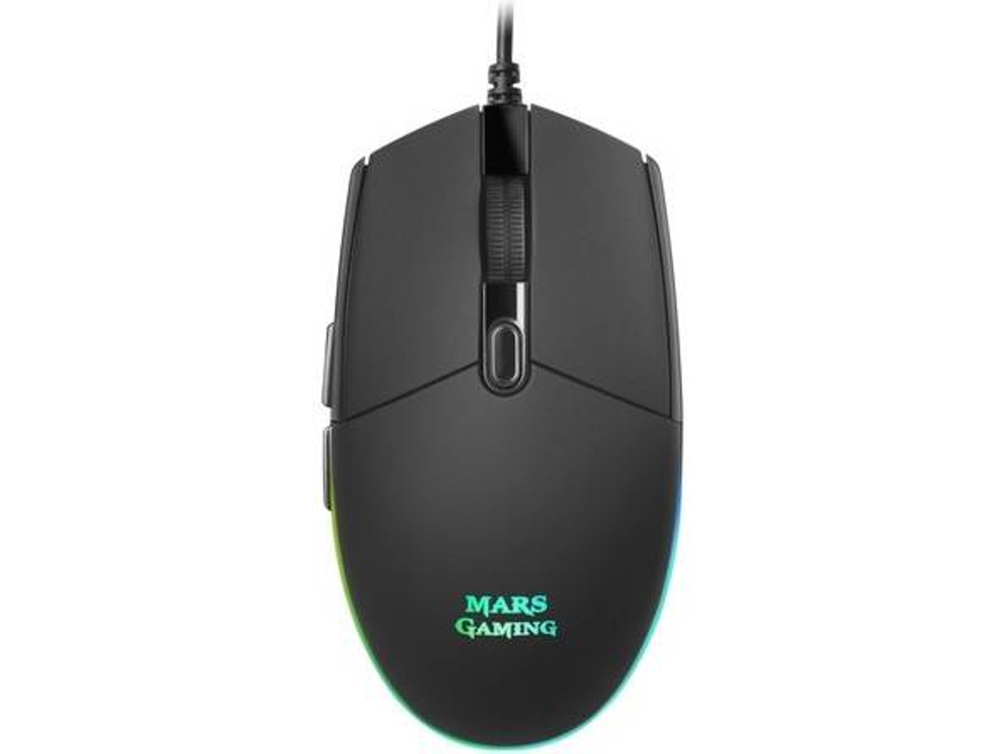 Ratón MARS GAMING 3200 DPI Mano Derecha (Negro)