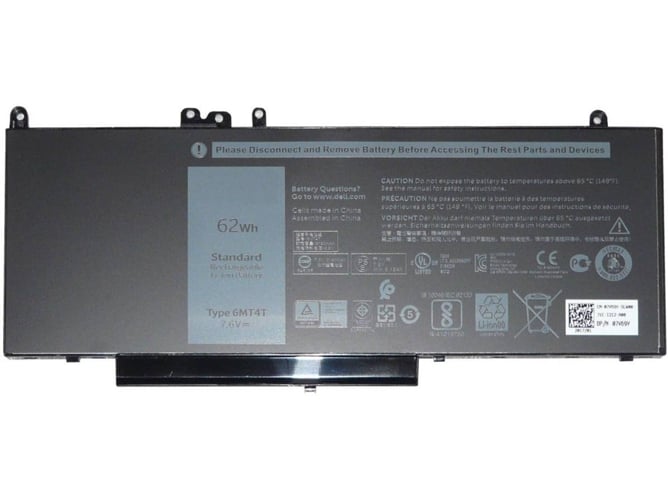 Batería para Portátil VOLTISTAR Dell Latitude E5470 E5550 E5570 6Mt4T 7V69Y Hk6Dv K3Jk9 J8Fxw