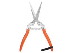 Tijeras De Jardinería De Acero Inoxidable, Podadoras De Plantas Y Ramas Con Mango Naranja, Herramienta Manual Ligera.