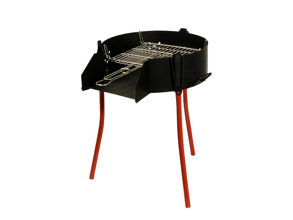 Barbacoa rustica multiusos ø 50 cm. valida para carbon, leña y paelleros.