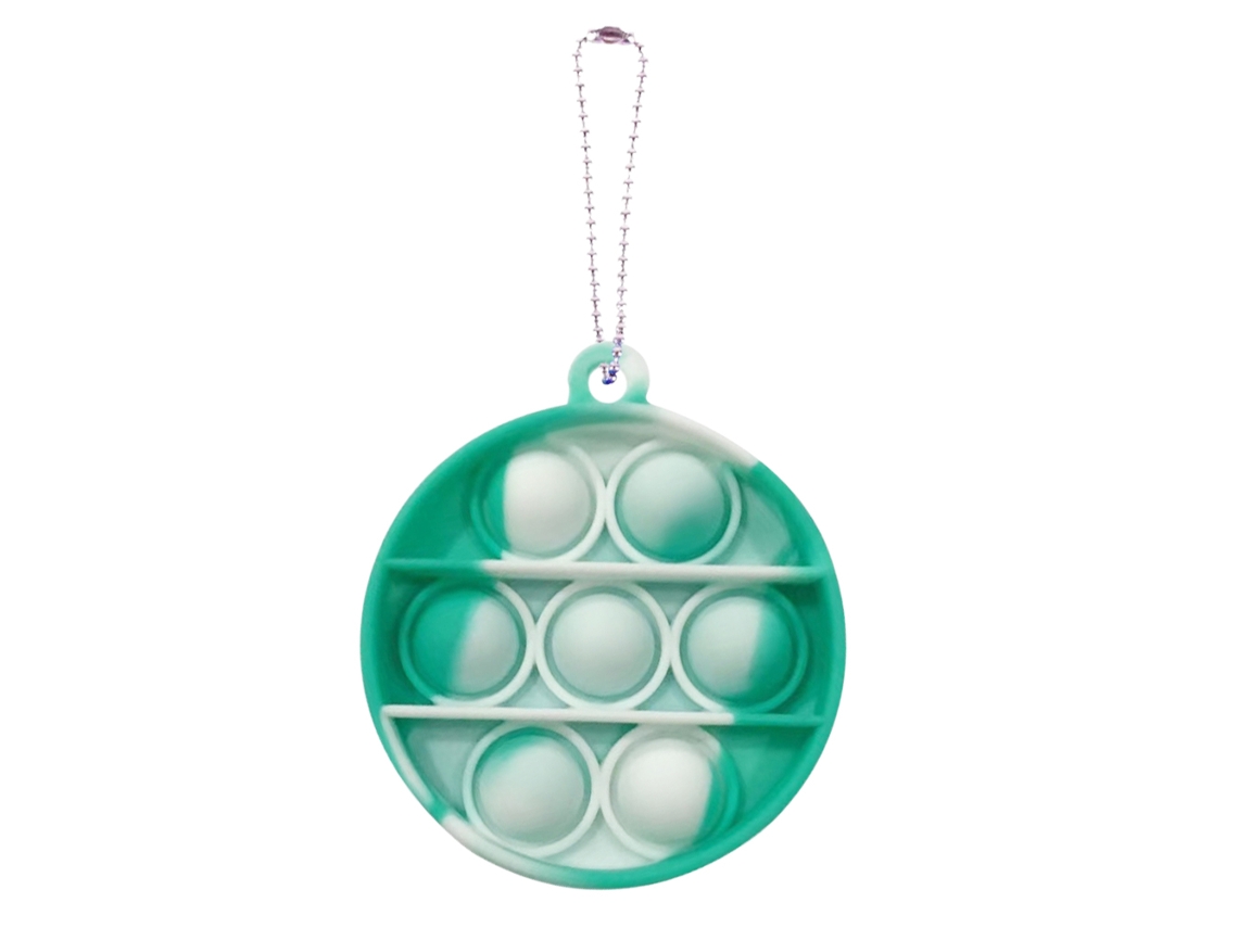 Llavero De Burbujas De Silicona Antiestrés Sensorial Para Niños Y Adultos Con Autismo Y Tdah.