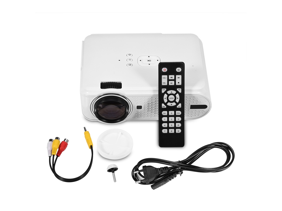 Proyector Led De Teatro En Casa (1080p, Soporte Hdmi)