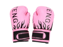 Luvas De Boxe Para Crianças 2pcs Proteção Mão Iniciante Treino Esporte Externo Rosa 8-14 Anos