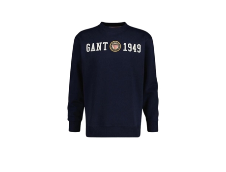Camiseta de Hombre GANT Crest Azul (M)