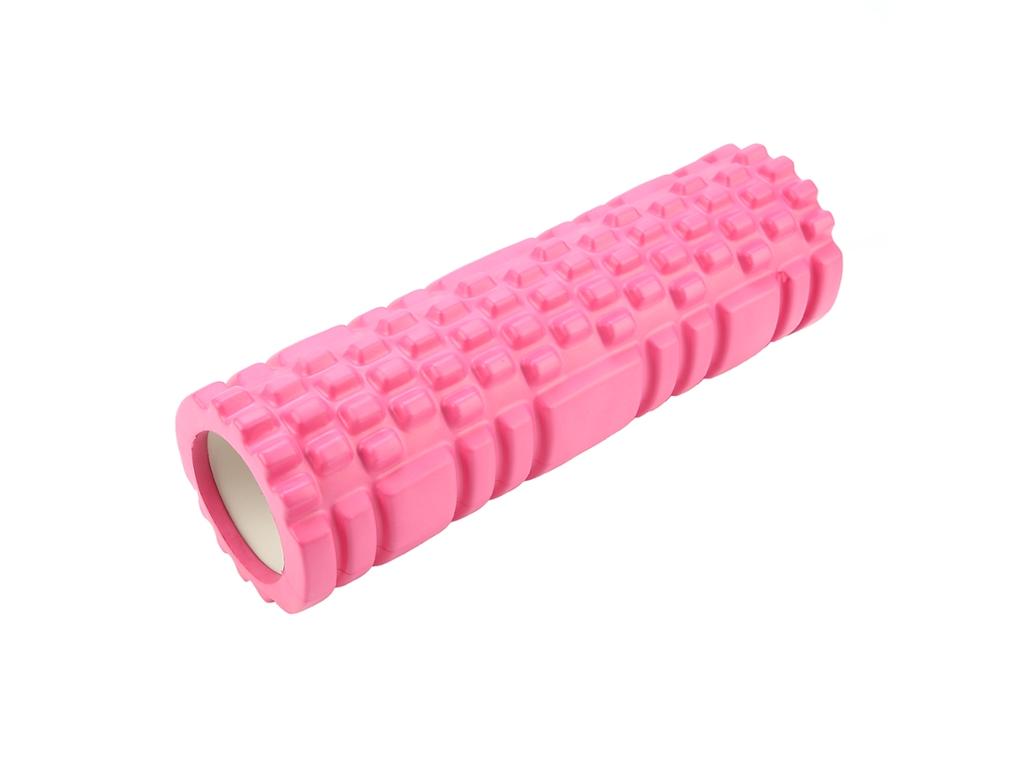 2026-mini Rodillo De Yoga Hueco Para Ejercicio Fitness Y Masaje Fisioterapia Columna Yoga Rosa
