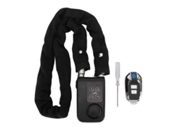 Candado Para Bicicleta Con Alarma Antirrobo, Control Remoto, Vibración, Resistente Al Agua, Acero Inoxidable, Código Para Motocicleta, Negro.