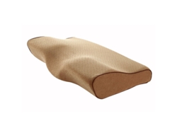 Travesseiro De Espuma Viscoelástica Eifson Com Recuperação Lenta Para Relaxamento Cervical, 62 Cm (cor Camelo)