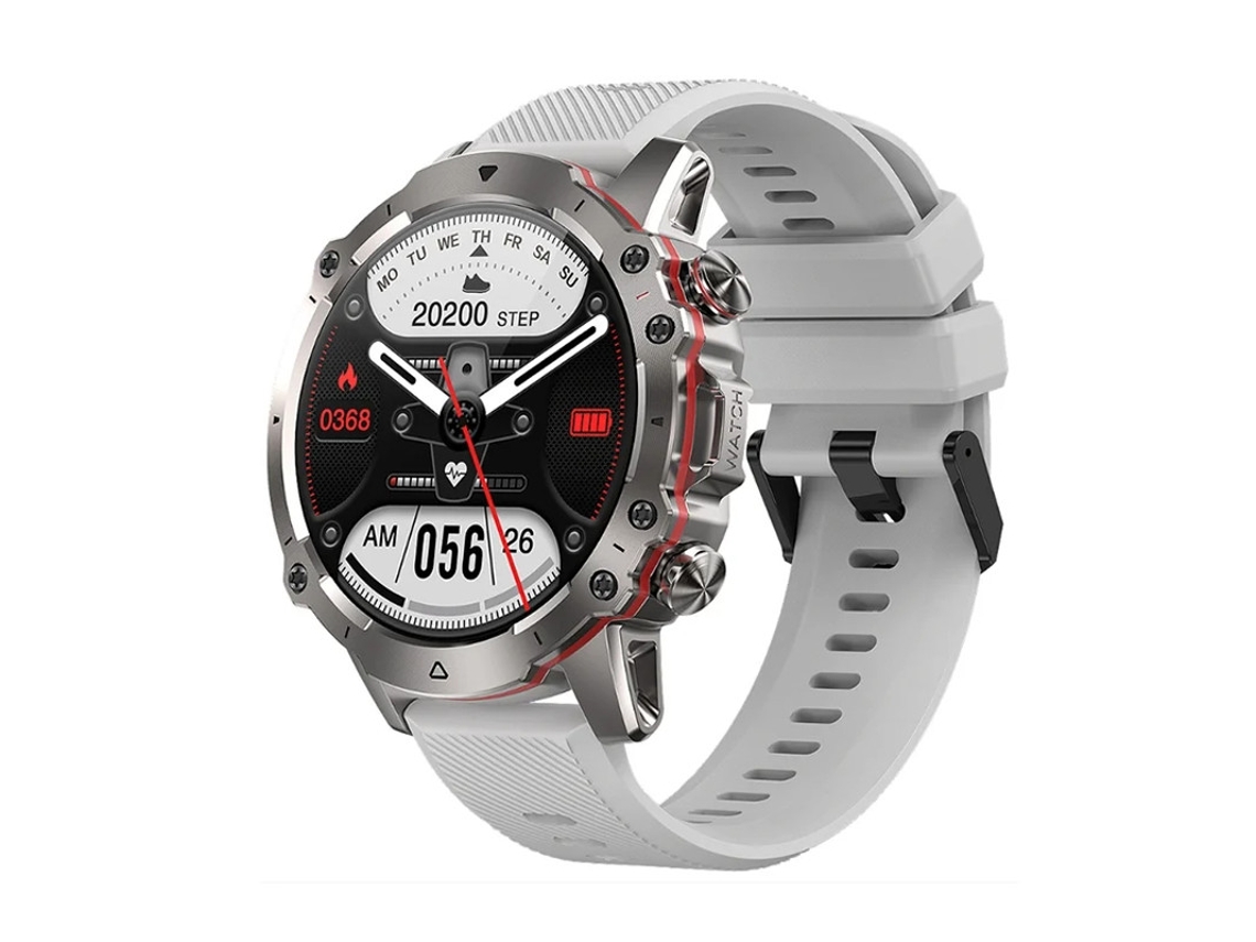 Reloj inteligente con llamadas Bluetooth, pantalla de 1,43 pulgadas, monitorización de frecuencia cardíaca y presión arterial, y múltiples modos deportivos Bestvite