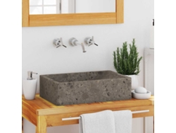 Lavabo 45x30x12 cm Mármol Gris Brillo DKD HOME DECOR